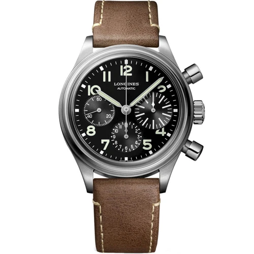 Чоловічий годинник LONGINES HERITAGE AVIGATION BIGEYE L2.816.4.53.2 купити за ціною 174460 грн на сайті - THEWATCH
