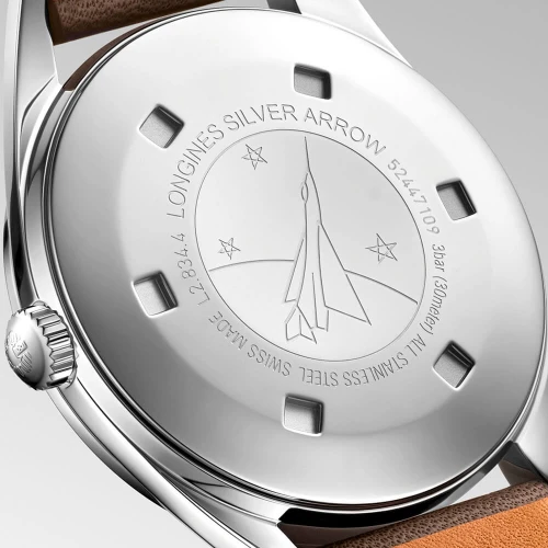 Чоловічий годинник LONGINES HERITAGE CLASSIC SILVER ARROW L2.834.4.72.2 купити за ціною 133960 грн на сайті - THEWATCH