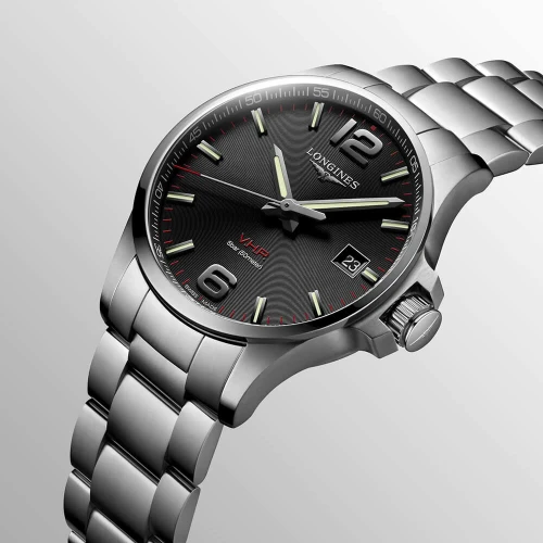 Чоловічий годинник LONGINES CONQUEST V.H.P. L3.726.4.56.6 купити за ціною 65420 грн на сайті - THEWATCH