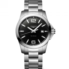 Чоловічий годинник LONGINES CONQUEST L3.759.4.58.6 купити за ціною 49850 грн на сайті - THEWATCH