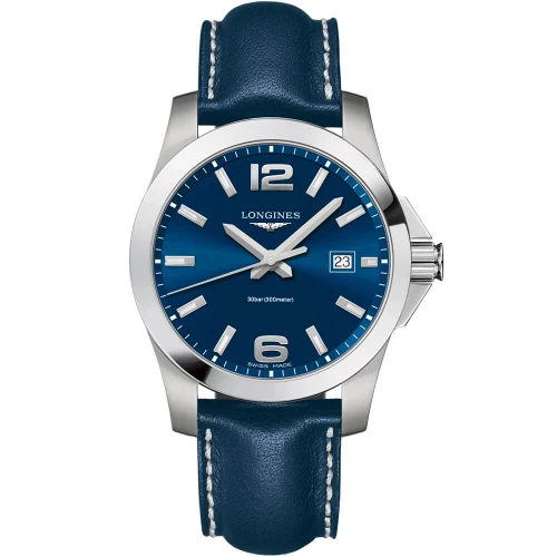 Чоловічий годинник LONGINES CONQUEST L3.759.4.96.0 купити за ціною 49850 грн на сайті - THEWATCH