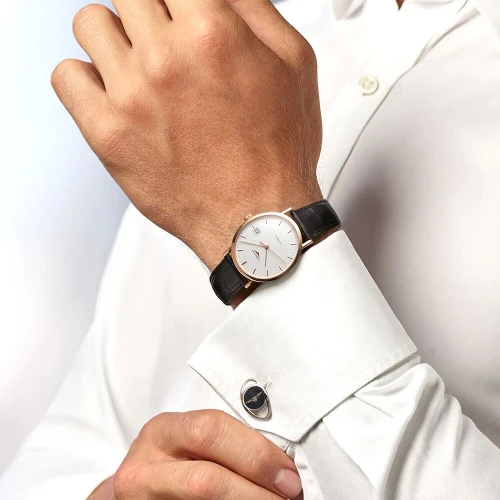 Чоловічий годинник LONGINES ELEGANT COLLECTION L4.787.8.12.4 купити за ціною 308420 грн на сайті - THEWATCH