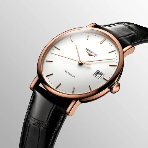 Чоловічий годинник LONGINES ELEGANT COLLECTION L4.787.8.12.4 купити за ціною 308420 грн на сайті - THEWATCH