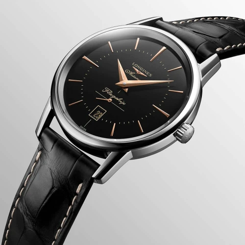 Мужские наручные часы LONGINES FLAGSHIP L4.795.4.58.0 купить по цене 109040 грн на сайте - THEWATCH