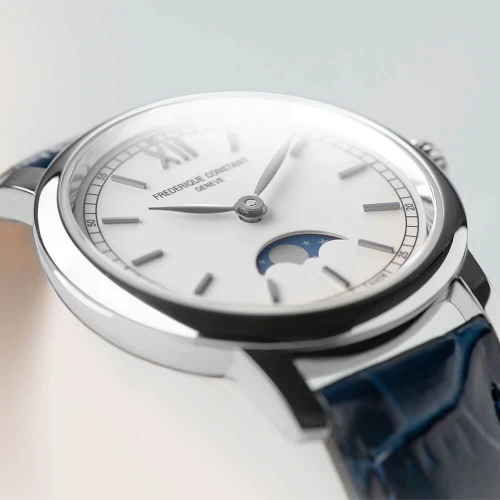 Жіночий годинник FREDERIQUE CONSTANT SLIMLINE LADIES MOONPHASE FC-206SW1S6 купити за ціною 53160 грн на сайті - THEWATCH