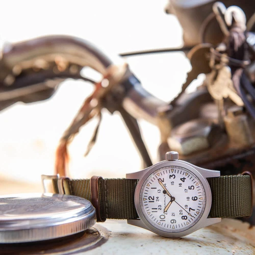 Чоловічий годинник HAMILTON KHAKI FIELD MECHANICAL 38MM H69439411 купити за ціною 32780 грн на сайті - THEWATCH