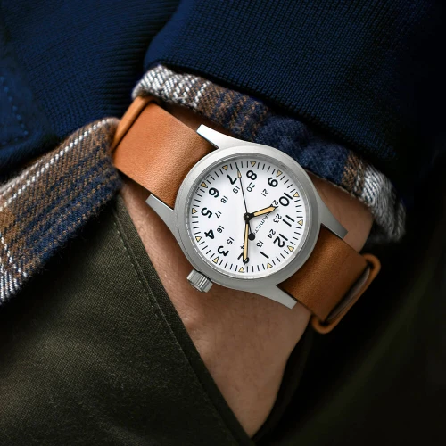 Чоловічий годинник HAMILTON KHAKI FIELD MECHANICAL 38MM H69439511 купити за ціною 35160 грн на сайті - THEWATCH