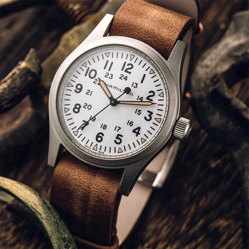 Чоловічий годинник HAMILTON KHAKI FIELD MECHANICAL 38MM H69439511 купити за ціною 35160 грн на сайті - THEWATCH