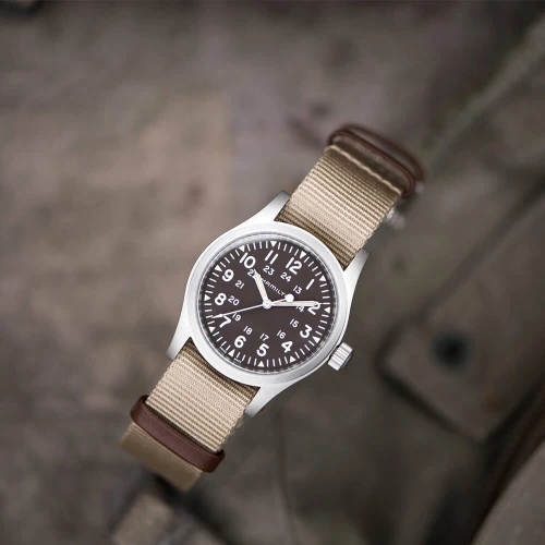 Чоловічий годинник HAMILTON KHAKI FIELD MECHANICAL 38MM H69439901 купити за ціною 32780 грн на сайті - THEWATCH