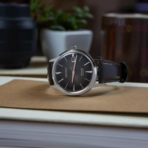 Чоловічий годинник SEIKO PRESAGE COCKTAIL TIME IRISH COFFEE SRPJ17J1 купити за ціною 22700 грн на сайті - THEWATCH
