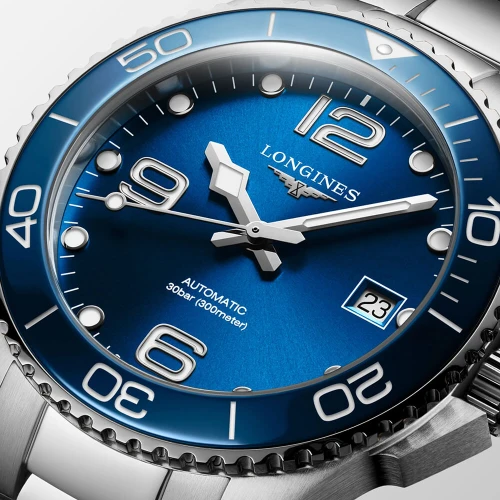 Чоловічий годинник LONGINES HYDROCONQUEST L3.780.4.96.6 купити за ціною 105920 грн на сайті - THEWATCH