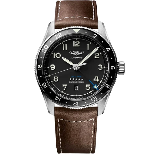 Чоловічий годинник LONGINES SPIRIT ZULU TIME L3.812.4.53.2 купити за ціною 180690 грн на сайті - THEWATCH