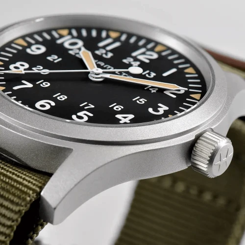 Чоловічий годинник HAMILTON KHAKI FIELD MECHANICAL 42MM H69529933 купити за ціною 38740 грн на сайті - THEWATCH