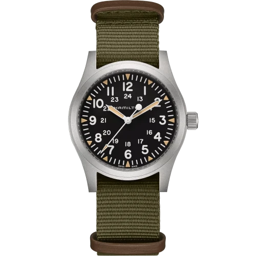 Чоловічий годинник HAMILTON KHAKI FIELD MECHANICAL 42MM H69529933 купити за ціною 38740 грн на сайті - THEWATCH