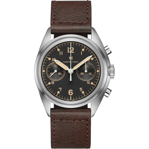 Чоловічий годинник HAMILTON KHAKI AVIATION PILOT PIONEER MECHANICAL CHRONO H76409530 купити за ціною 118900 грн на сайті - THEWATCH
