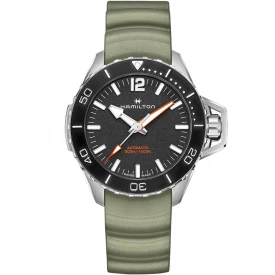 Чоловічий годинник HAMILTON KHAKI NAVY FROGMAN AUTO H77825331 купити за ціною 68840 грн на сайті - THEWATCH