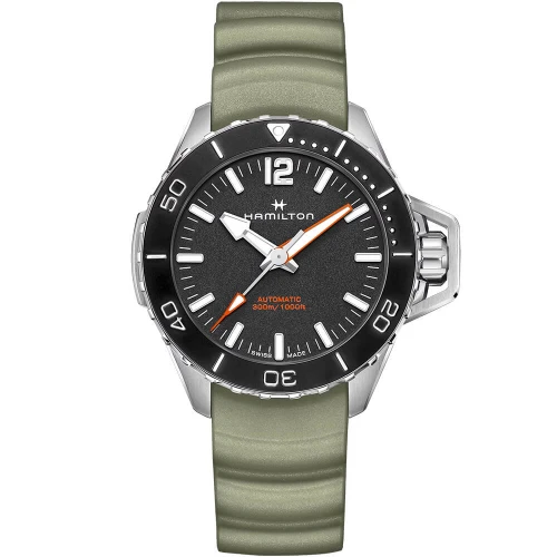 Чоловічий годинник HAMILTON KHAKI NAVY FROGMAN AUTO H77825331 купити за ціною 68840 грн на сайті - THEWATCH