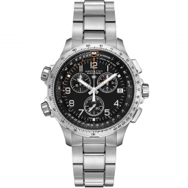 Чоловічий годинник HAMILTON KHAKI AVIATION X-WIND GMT CHRONO QUARTZ H77912135 купити за ціною 59300 грн на сайті - THEWATCH