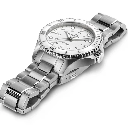 Жіночий годинник HAMILTON KHAKI NAVY SCUBA QUARTZ H82221110 купити за ціною 38740 грн на сайті - THEWATCH