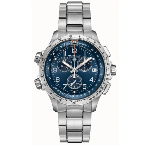 Чоловічий годинник HAMILTON KHAKI AVIATION X-WIND GMT CHRONO QUARTZ H77922141 купити за ціною 59300 грн на сайті - THEWATCH