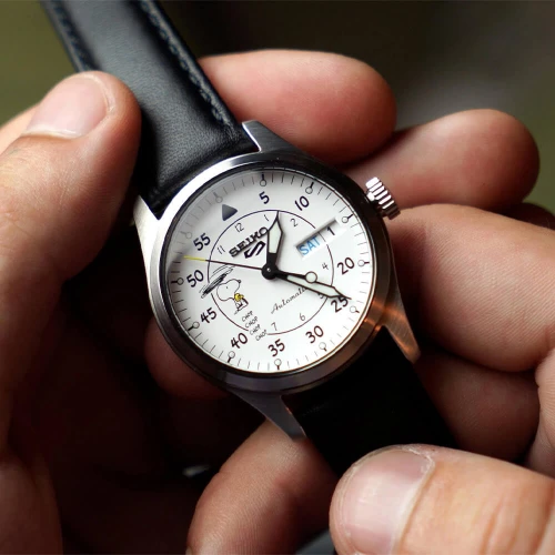 Чоловічий годинник SEIKO 5 SPORTS X PEANUTS "PARACHUTE" LIMITED EDITION SRPK27K1 купити за ціною 19700 грн на сайті - THEWATCH