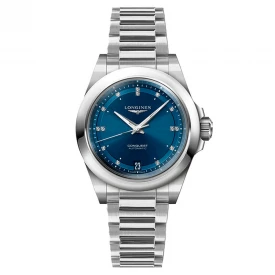 Жіночий годинник LONGINES CONQUEST L3.430.4.97.6 купити за ціною 149540 грн на сайті - THEWATCH