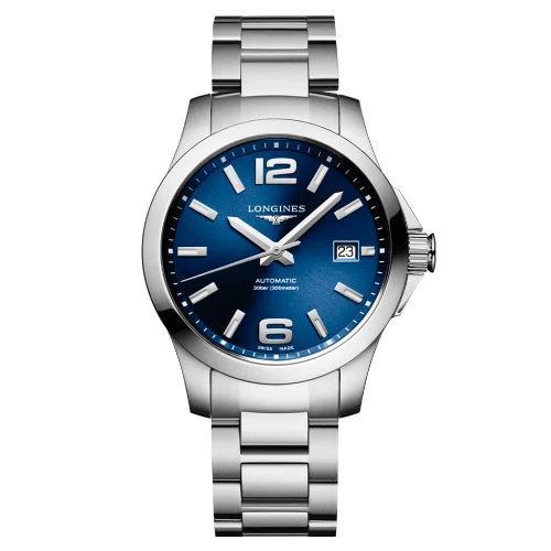 Чоловічий годинник LONGINES CONQUEST L3.776.4.99.6 купити за ціною 77880 грн на сайті - THEWATCH