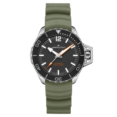 Чоловічий годинник HAMILTON KHAKI NAVY FROGMAN AUTO 41MM H77455331 купити за ціною 68840 грн на сайті - THEWATCH
