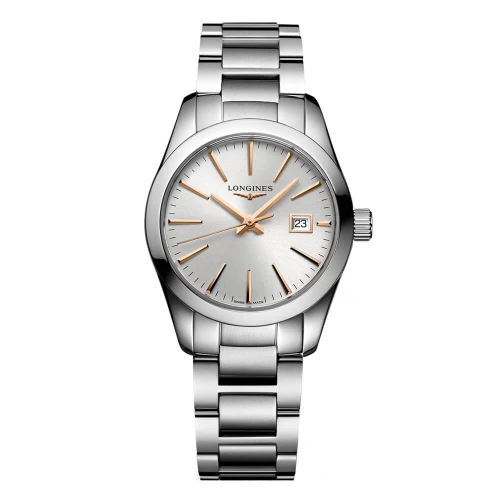 Жіночий годинник LONGINES CONQUEST CLASSIC L2.286.4.72.6 купити за ціною 59190 грн на сайті - THEWATCH