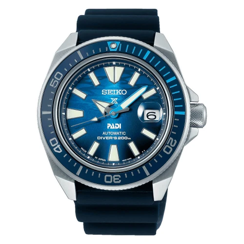 Чоловічий годинник SEIKO PROSPEX KING SAMURAI THE GREAT BLUE PADI EDITION SRPJ93K1 купити за ціною 32300 грн на сайті - THEWATCH