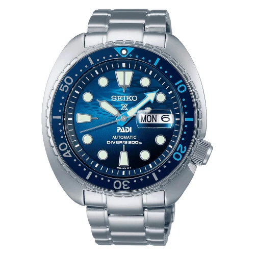 Чоловічий годинник SEIKO PROSPEX KING TURTLE THE GREAT BLUE PADI EDITION SRPK01K1 купити за ціною 33300 грн на сайті - THEWATCH