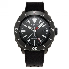 Чоловічий годинник ALPINA SEASTRONG DIVER GMT AL-247LGG4TV6 купити за ціною 39070 грн на сайті - THEWATCH