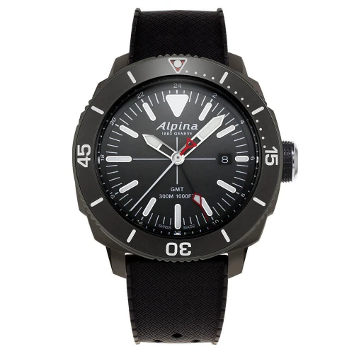 Чоловічий годинник ALPINA SEASTRONG DIVER GMT AL-247LGG4TV6 купити за ціною 39070 грн на сайті - THEWATCH