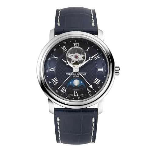 Чоловічий годинник FREDERIQUE CONSTANT CLASSICS HEART BEAT MOONPHASE DATE FC-335MCNW4P26 купити за ціною 126990 грн на сайті - THEWATCH