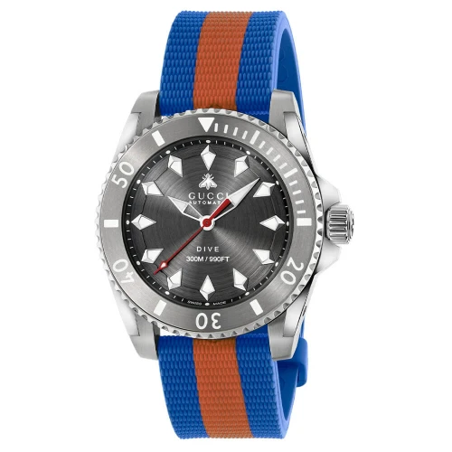 Чоловічий годинник GUCCI DIVE 40 MM YA136352 купити за ціною 118120 грн на сайті - THEWATCH