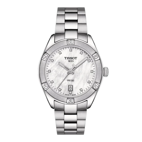 Жіночий годинник TISSOT PR 100 SPORT CHIC T101.910.11.116.00 купити за ціною 27200 грн на сайті - THEWATCH