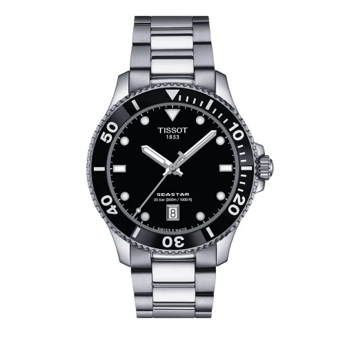 Чоловічий годинник TISSOT SEASTAR 1000 40MM T120.410.11.051.00 купити за ціною 24150 грн на сайті - THEWATCH