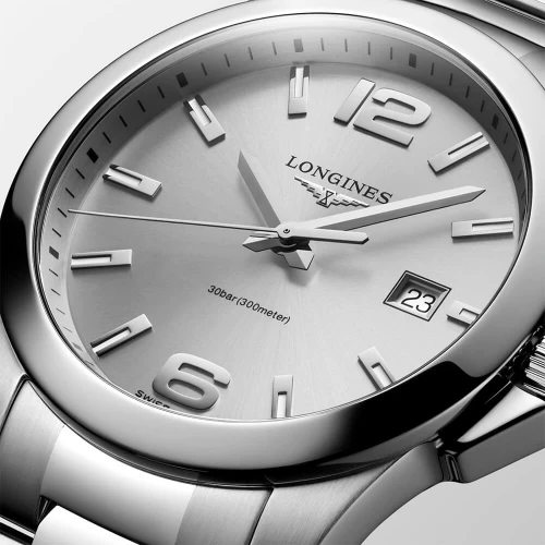 Чоловічий годинник LONGINES CONQUEST L3.759.4.76.6 купити за ціною 49850 грн на сайті - THEWATCH