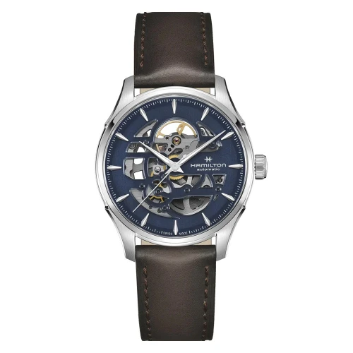 Чоловічий годинник HAMILTON JAZZMASTER SKELETON AUTO H42535541 купити за ціною 71220 грн на сайті - THEWATCH