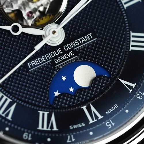 Чоловічий годинник FREDERIQUE CONSTANT CLASSICS HEART BEAT MOONPHASE DATE FC-335MCNW4P26 купити за ціною 126990 грн на сайті - THEWATCH