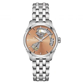 Жіночий годинник HAMILTON JAZZMASTER OPEN HEART LADY AUTO H32215100 купити за ціною 59300 грн на сайті - THEWATCH