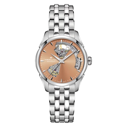 Жіночий годинник HAMILTON JAZZMASTER OPEN HEART LADY AUTO H32215100 купити за ціною 59300 грн на сайті - THEWATCH