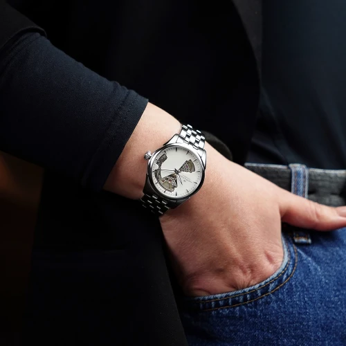 Жіночий годинник HAMILTON JAZZMASTER OPEN HEART LADY AUTO H32215190 купити за ціною 65260 грн на сайті - THEWATCH