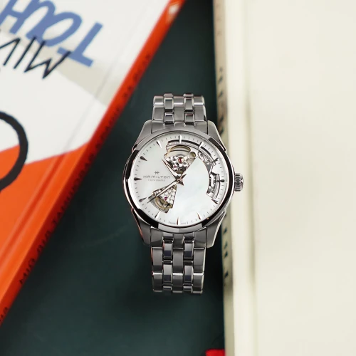 Жіночий годинник HAMILTON JAZZMASTER OPEN HEART LADY AUTO H32215190 купити за ціною 65260 грн на сайті - THEWATCH