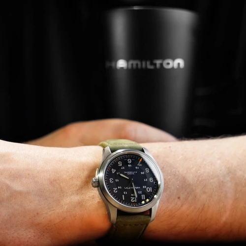 Чоловічий годинник HAMILTON KHAKI FIELD TITANIUM AUTO H70205830 купити за ціною 55430 грн на сайті - THEWATCH