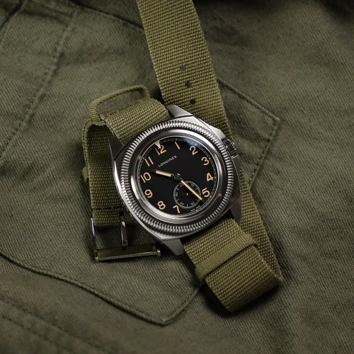 Чоловічий годинник LONGINES HERITAGE AVIGATION PILOT MAJETEK BOX EDITION L2.838.4.53.9 купити за ціною 227420 грн на сайті - THEWATCH