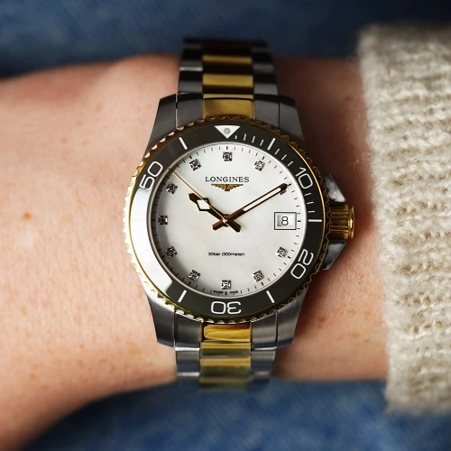 Жіночий годинник LONGINES HYDROCONQUEST L3.370.3.87.6 купити за ціною 118380 грн на сайті - THEWATCH