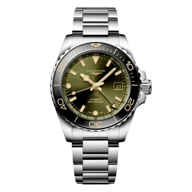 Чоловічий годинник LONGINES HYDROCONQUEST GMT L3.790.4.06.6 купити за ціною 174460 грн на сайті - THEWATCH