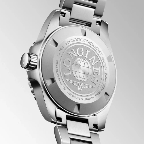 Чоловічий годинник LONGINES HYDROCONQUEST GMT L3.790.4.66.6 купити за ціною 174460 грн на сайті - THEWATCH