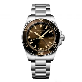 Чоловічий годинник LONGINES HYDROCONQUEST GMT L3.790.4.66.6 купити за ціною 174460 грн на сайті - THEWATCH